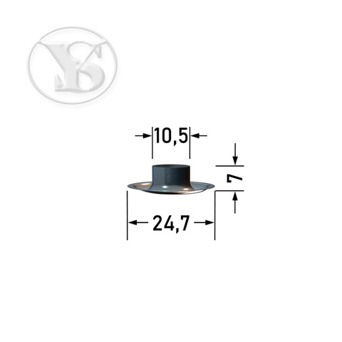 28 No Galvaniz Kapsül - 1000 Adet / paket