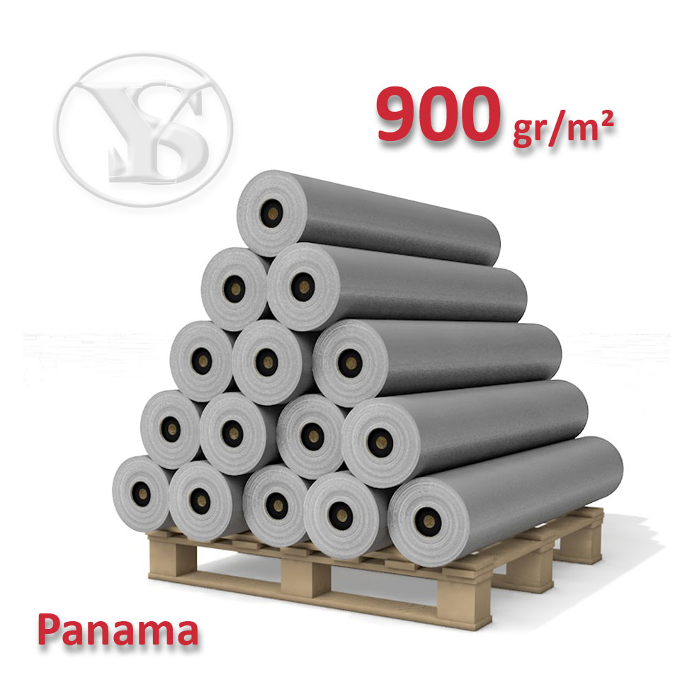 900 gr/m² Panama, Gümüş Renk, 3 x 60 metre