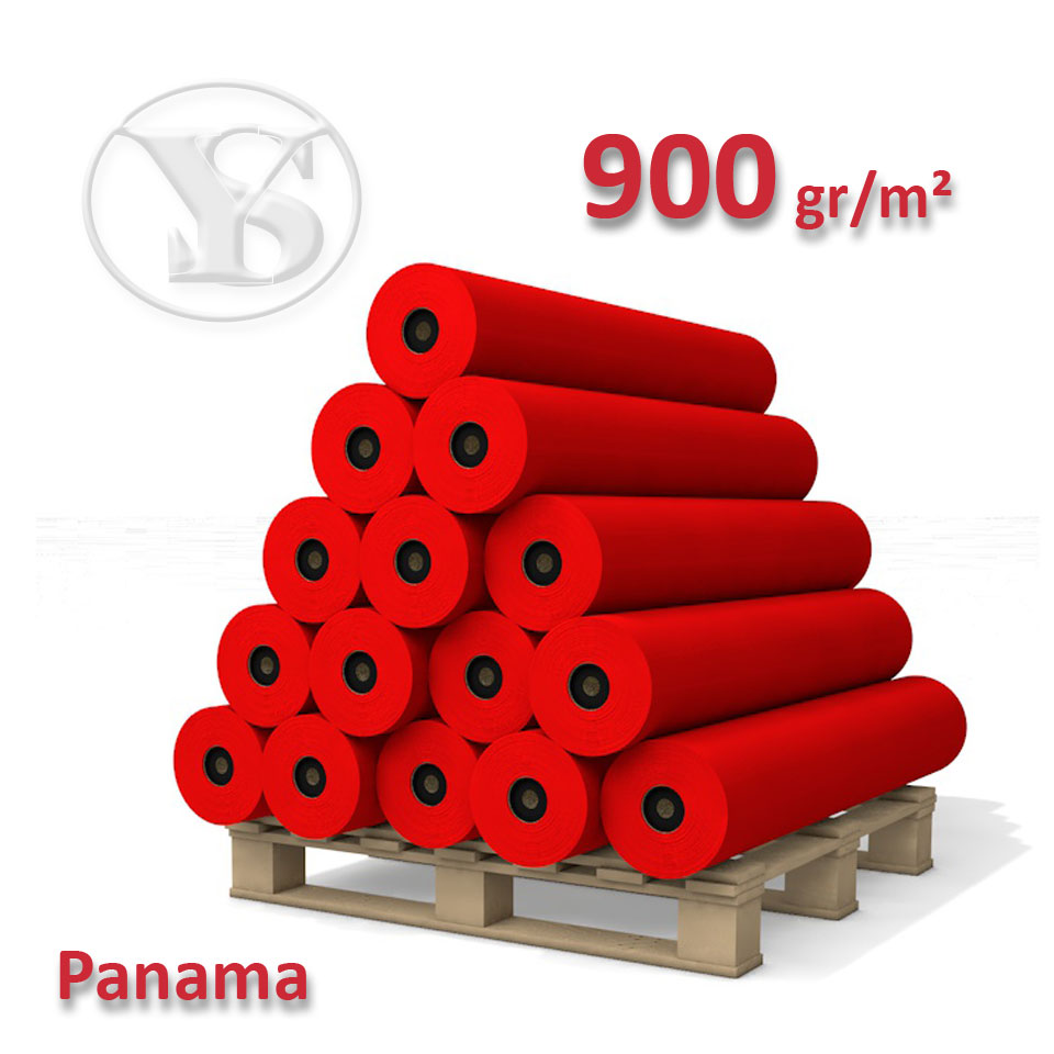 900 gr/m² Panama, Kırmızı Renk, 3 x 60 metre