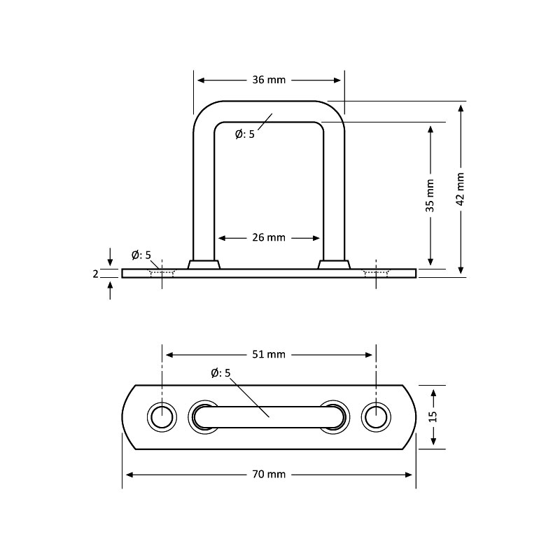 35 mm Branda Köprüsü - 250 Adet / paket